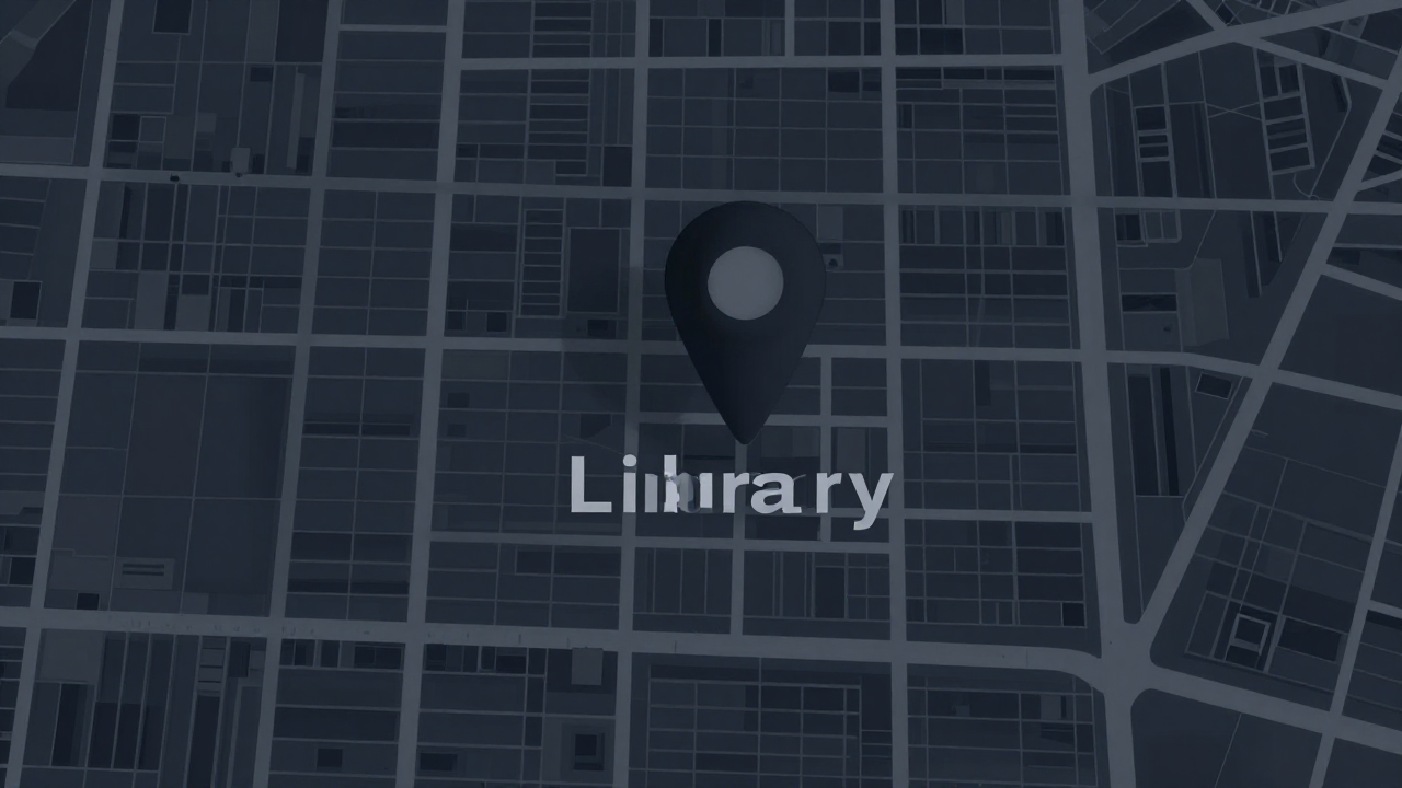 Схема проезда к библиотеке